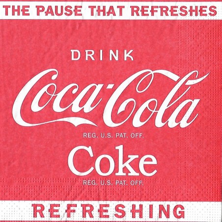 Serviette Coca Cola