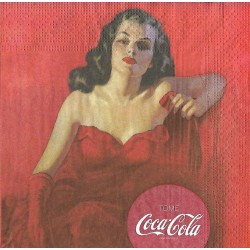 Serviette Coca Cola red