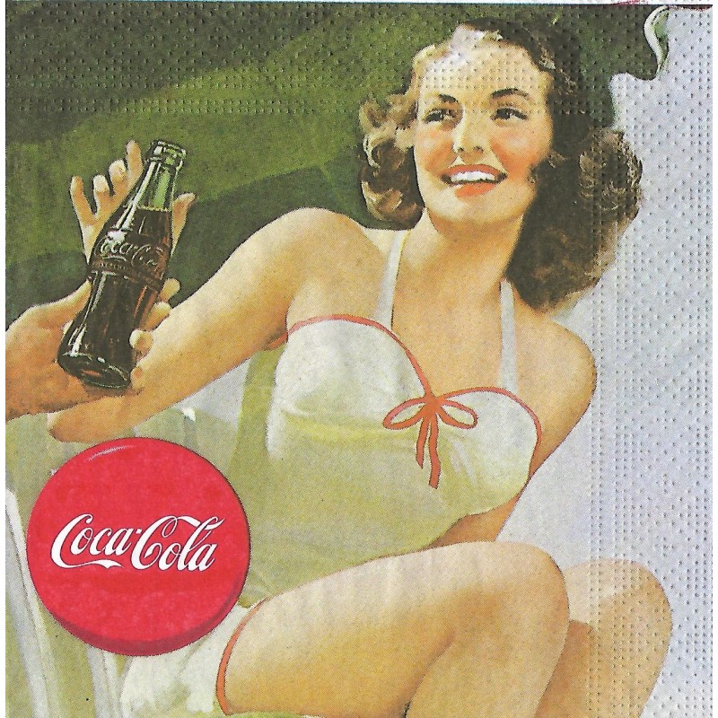Serviette Coca Cola red