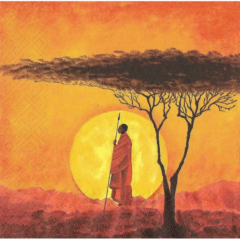 Serviette African Sunset