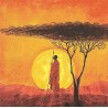 Serviette African Sunset