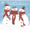 Serviette Family Snowman
