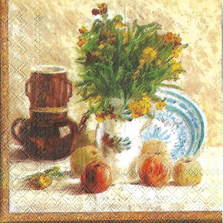 Cocktailserviette Stillleben Vincent van Gogh