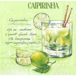 Cocktailserviette Caipirinha
