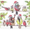 Serviette Vogel Orchester