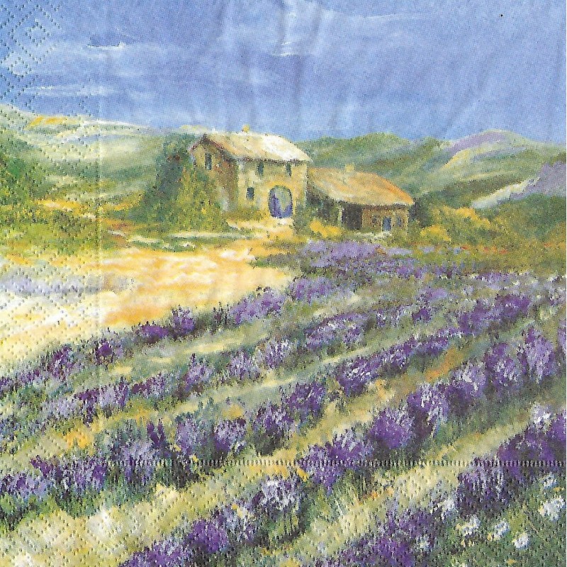 Serviette Lavendel