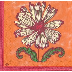 Serviette Bahama Bloom orange