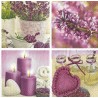 Serviette Lavendelmix