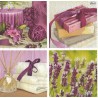 Serviette Lavendelmix