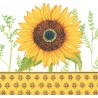 Serviette Sonnenblume