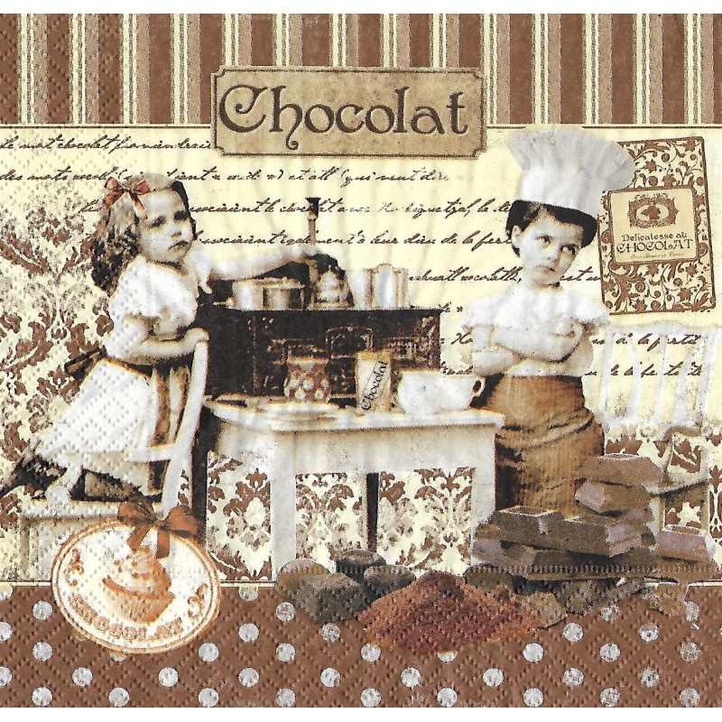 Serviette Chocolat Kids