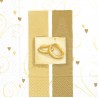 Serviette Ringe gold