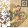 Serviette Limoges Tee Tasse