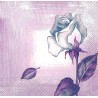 Serviette Rose lila