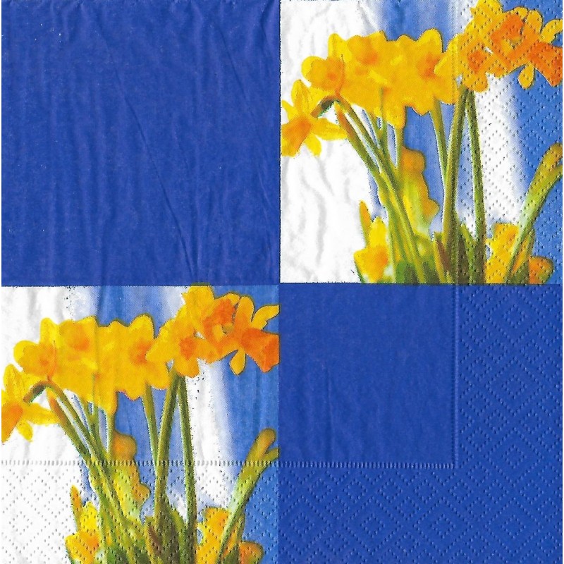 Serviette Osterglocken