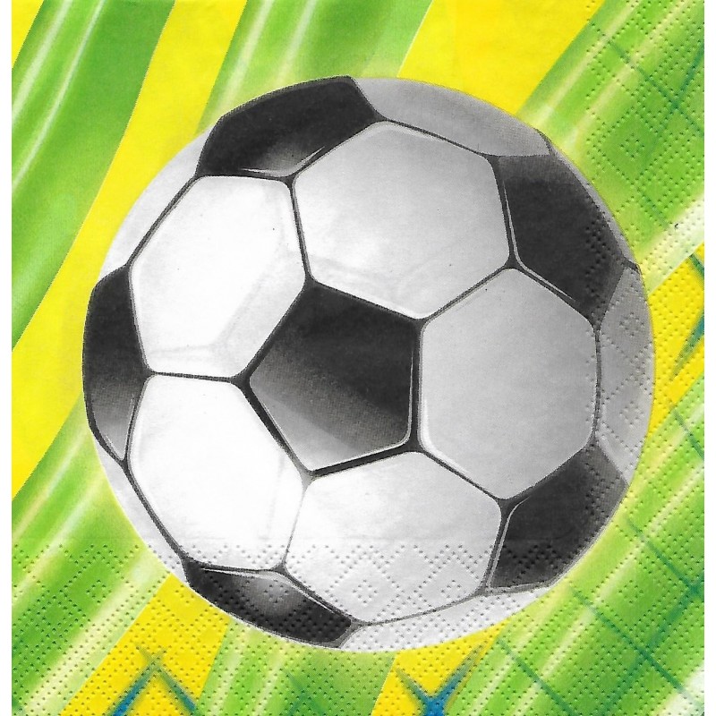 Serviette Fussball