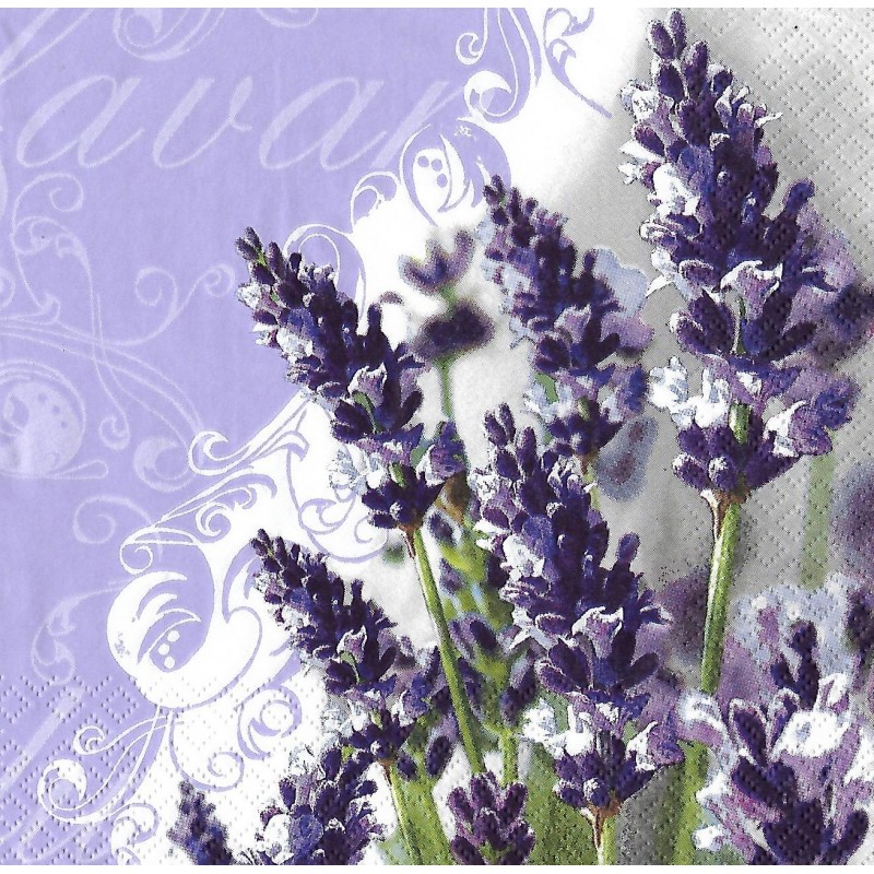 Serviette Lavendel