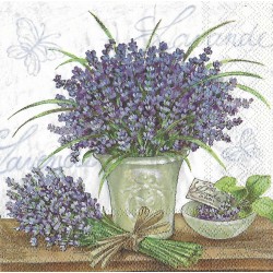 Serviette Lavendel