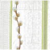 Serviette Weidenkätzchen