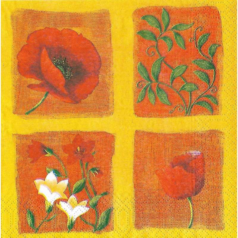 Serviette Mohn