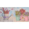 Serviette Flowers Garden