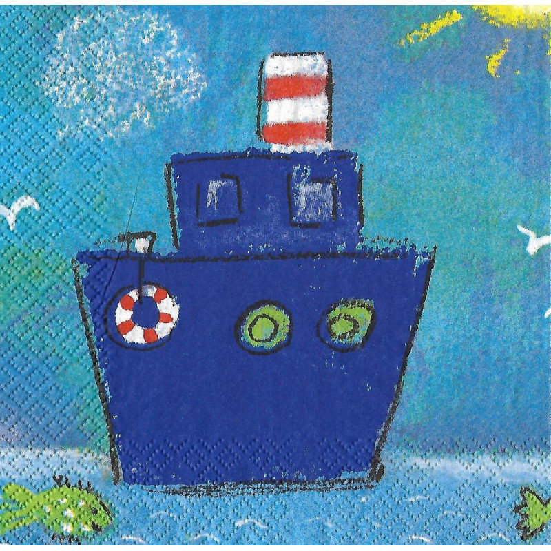 Serviette Schiff