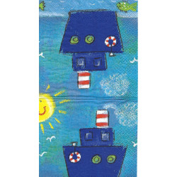 Serviette Schiff