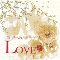 Serviette Love