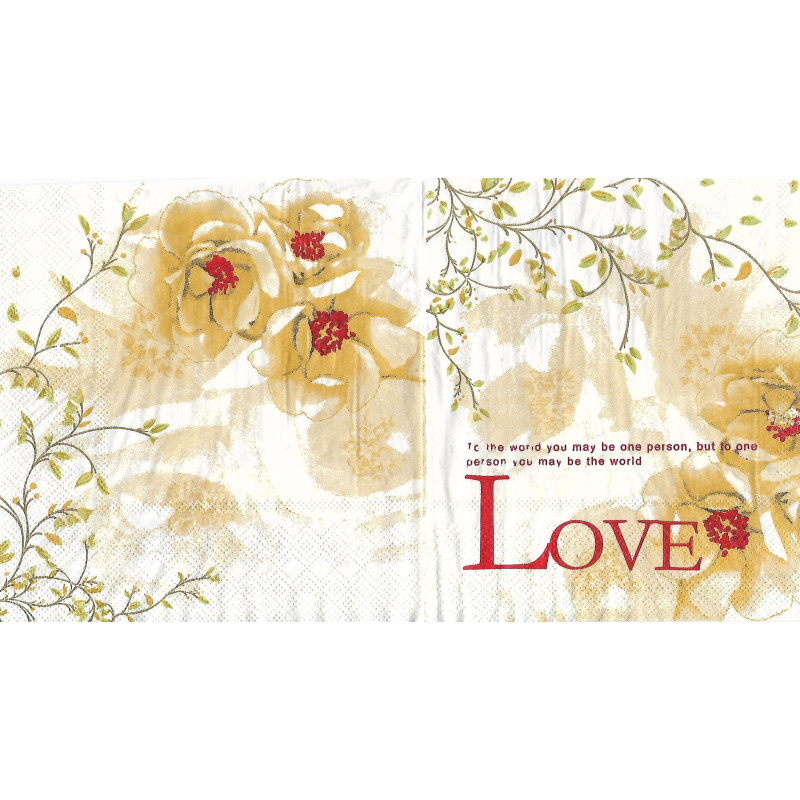 Serviette Love