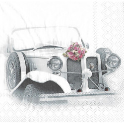 Serviette Wedding Car