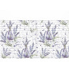 Serviette Lavendel in Flasche
