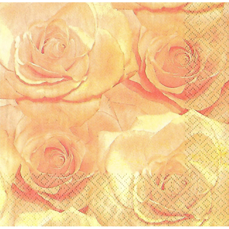 Serviette Rose lachs