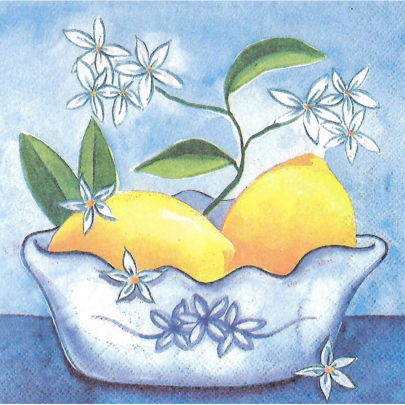 Serviette Zitronen