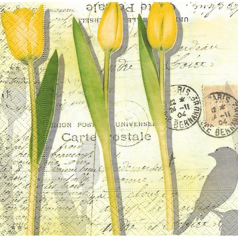 Serviette Floral Greetings