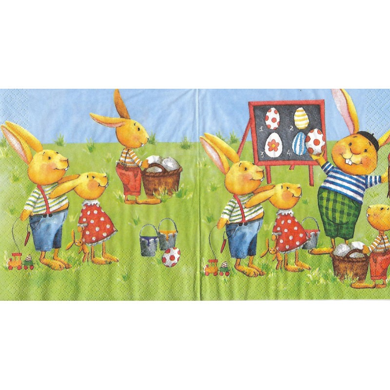 Serviette Osterschule