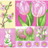 Serviette Frühling