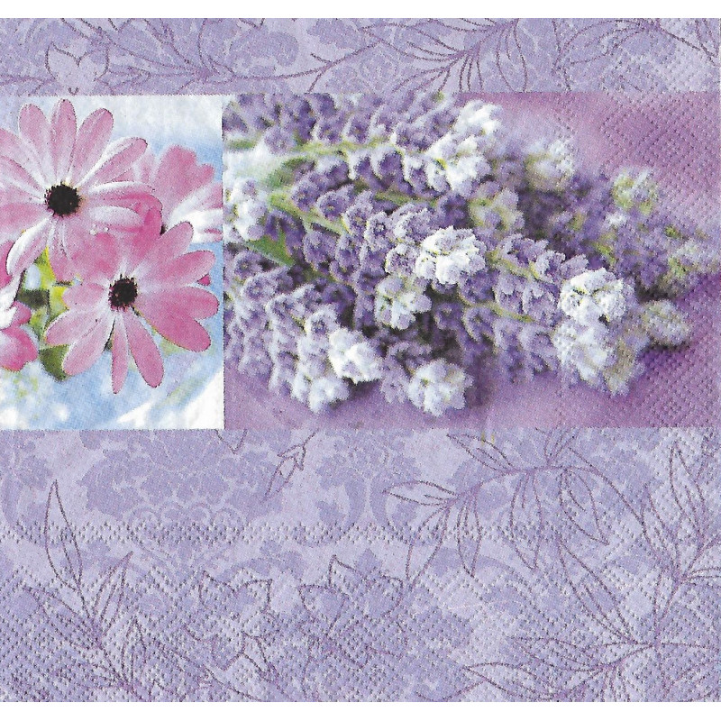 Serviette Lavendel