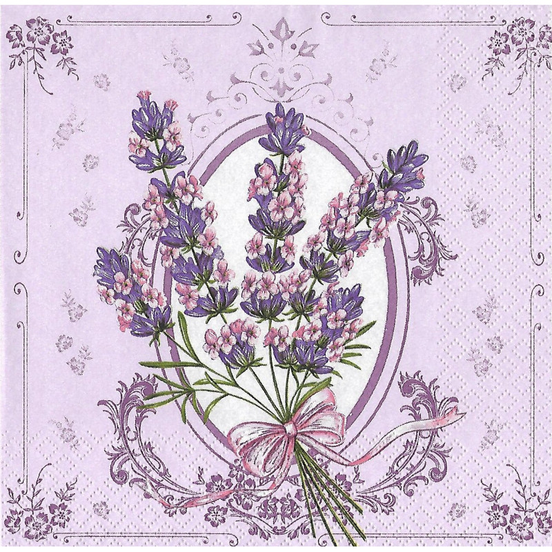 Serviette Lavendel