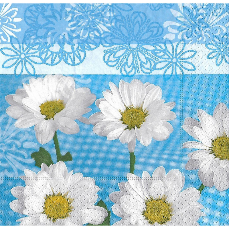 Serviette Margeriten