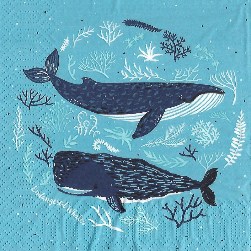 Serviette Blue Wales