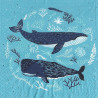 Serviette Blue Wales