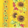 Serviette Sonnenblumen