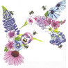 Serviette Hummingbird Fleurettes