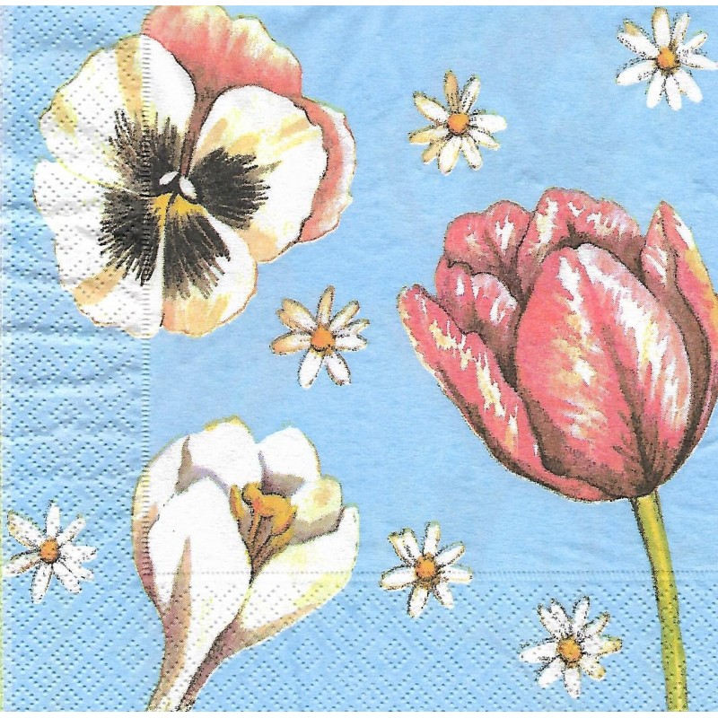 Serviette Frühjahrsmix