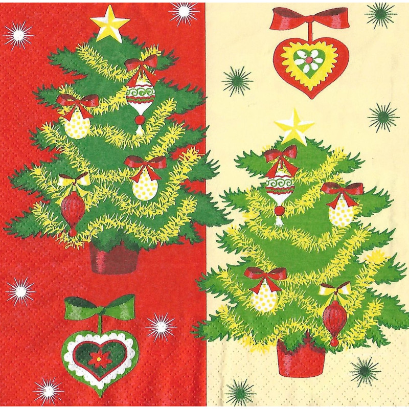 Serviette Tannenbaum