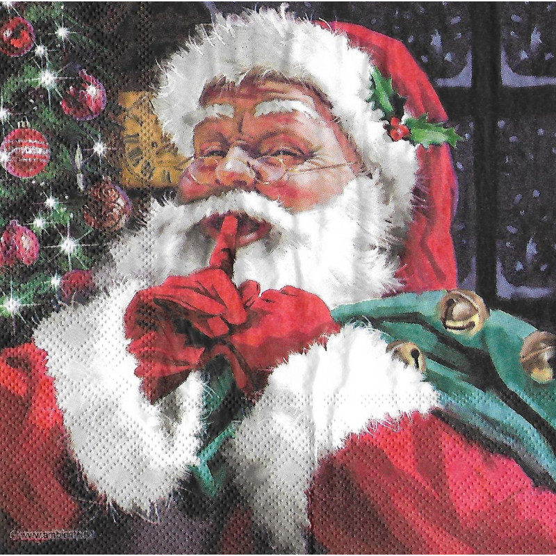 Serviette Hush Hush Santa
