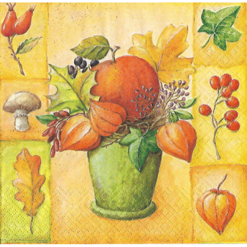 Serviette Herbstmix