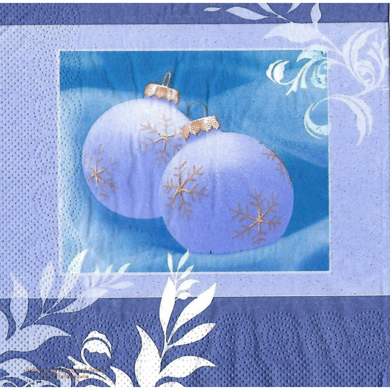 Serviette Weihnachtskugel