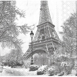 Serviette Winter in Paris