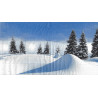 Serviette Winterlandschaft